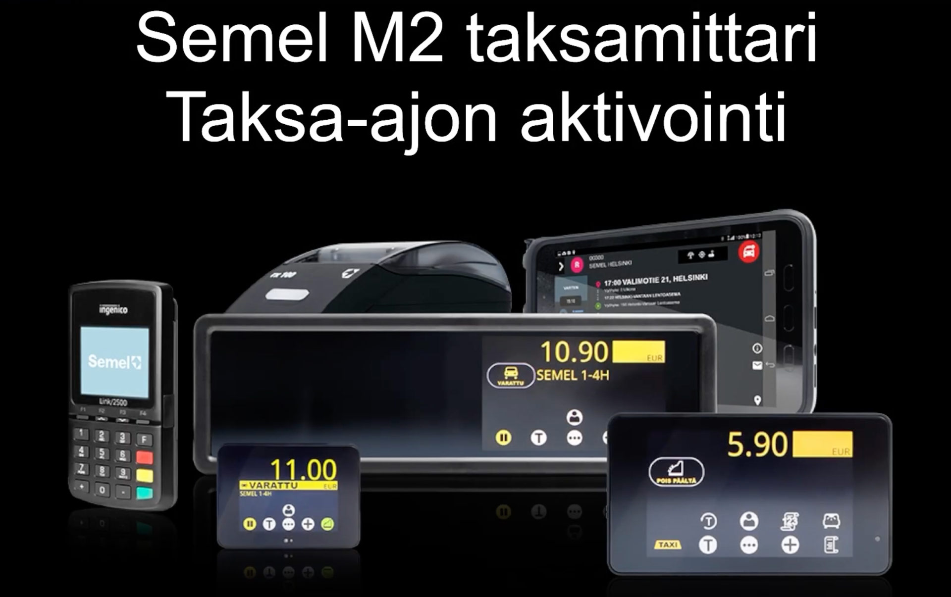 Taksa-ajon aktivointi - Semel M2